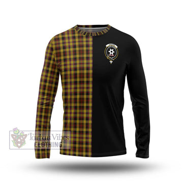 Jardine Tartan Long Sleeve T-Shirt with Family Crest and Half Of Me Style Unisex - Tartan Vibes Clothing