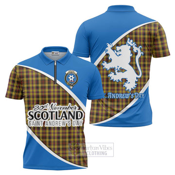 Jardine Family Crest Tartan Zipper Polo Shirt Celebrate Saint Andrew's Day in Style Unisex - Tartan Vibes Clothing