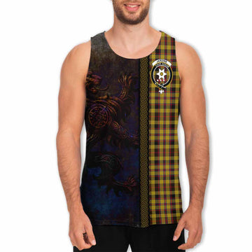 Jardine Tartan Family Crest Men's Tank Top Alba Gu Brath Be Brave Lion Ancient Style