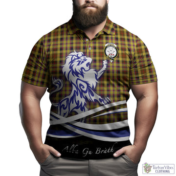 Jardine Tartan Polo Shirt with Alba Gu Brath Regal Lion Emblem Kid - Tartan Vibes Clothing