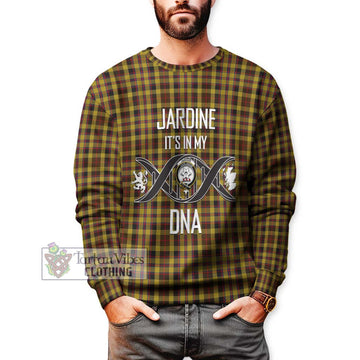 Jardine Tartan Sweatshirt with Family Crest DNA In Me Style Unisex - Tartan Vibes Clothing