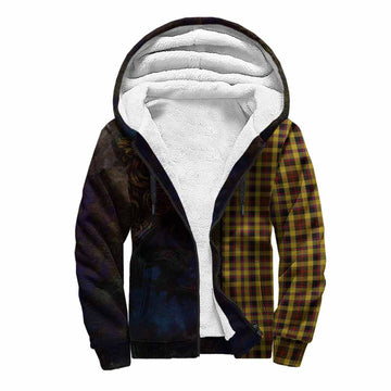 Jardine Tartan Family Crest Sherpa Hoodie Alba Gu Brath Be Brave Lion Ancient Style
