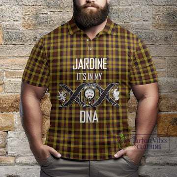 Jardine Tartan Polo Shirt with Family Crest DNA In Me Style Kid - Tartan Vibes Clothing