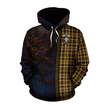 Jardine Tartan Family Crest Cotton Hoodie Alba Gu Brath Be Brave Lion Ancient Style
