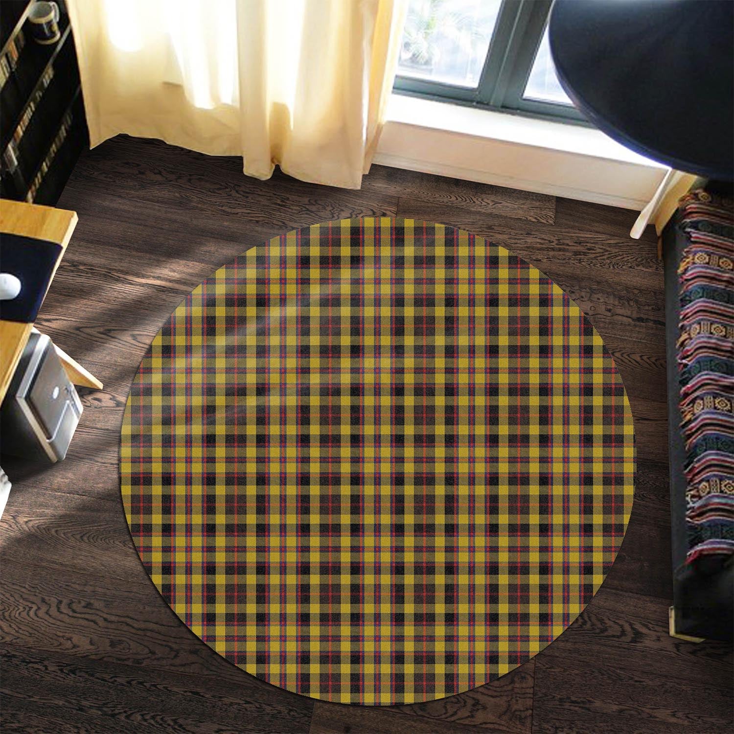 Jardine Tartan Round Rug Premium Round Rug - Tartan Vibes Clothing