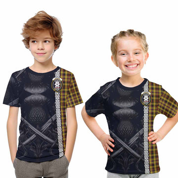 Jardine Tartan Kid T-Shirt with Family Crest Cross Sword Thistle Celtic Vibes Youth XL Size14 - Tartan Vibes Clothing
