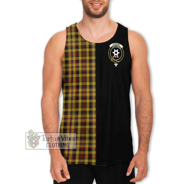Jardine Tartan Men's Tank Top with Family Crest and Half Of Me Style Men - Tartan Vibes Clothing
