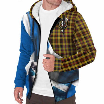 Jardine Tartan Sherpa Hoodie with Family Crest Scotland Patriotic Style Unisex S - Tartan Vibes Clothing