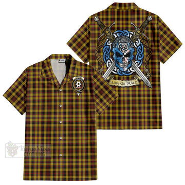 Jardine Tartan Hawaiian Shirt with Family Crest Celtic Skull Style Kid - Tartan Vibes Clothing