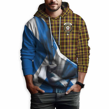 Jardine Tartan Hoodie with Family Crest Scotland Patriotic Style Pullover Hoodie - Tartan Vibes Clothing