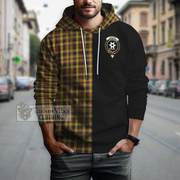 Jardine Tartan Hoodie with Family Crest and Half Of Me Style Zip Hoodie - Tartan Vibes Clothing