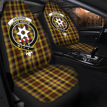 Jardine Tartan Car Seat Cover with Family Crest - Tartan Vibes Clothing