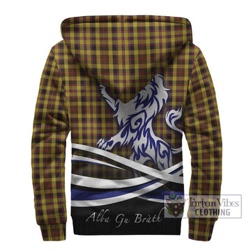 Jardine Tartan Sherpa Hoodie with Alba Gu Brath Regal Lion Emblem - Tartan Vibes Clothing