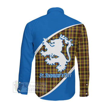 Jardine Family Crest Tartan Long Sleeve Button Shirt Celebrate Saint Andrew's Day in Style Men's Shirt - Tartan Vibes Clothing