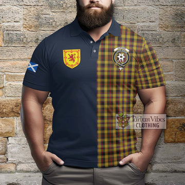 Jardine Tartan Polo Shirt Alba with Scottish Lion Royal Arm Half Style - Tartan Vibes Clothing