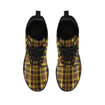 Jardine Tartan Leather Boots - Tartan Vibes Clothing
