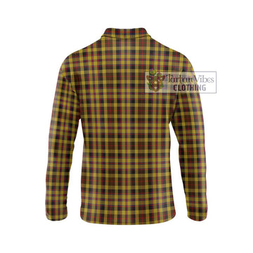 Jardine Tartan Long Sleeve Polo Shirt with Family Crest DNA In Me Style - Tartan Vibes Clothing