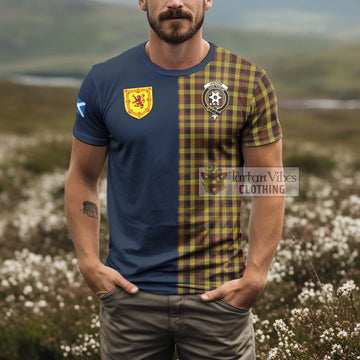 Jardine Tartan T-Shirt Alba with Scottish Lion Royal Arm Half Style - Tartan Vibes Clothing