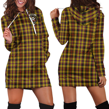 Jardine Tartan Hoodie Dress with Family Crest - Tartan Vibes Clothing