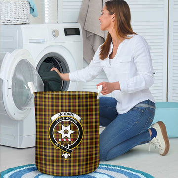 Jardine Tartan Laundry Basket with Family Crest - Tartan Vibes Clothing