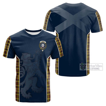 Jardine Tartan Cotton T-shirt with Family Crest and Lion Rampant Vibes Sport Style Kid's Shirt - Tartan Vibes Clothing