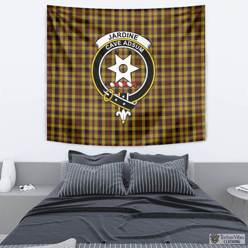 Jardine Tartan Tapestry Wall Hanging and Home Decor for Room with Family Crest - Tartan Vibes Clothing