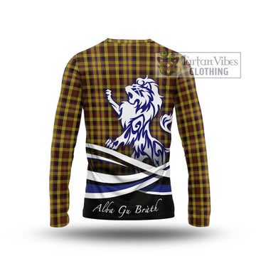 Jardine Tartan Long Sleeve T-Shirt with Alba Gu Brath Regal Lion Emblem - Tartan Vibes Clothing
