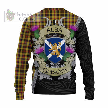 Jardine Tartan Family Crest Knitted Sweater Lion Rampant Royal Thistle Shield Celtic Inspired - Tartan Vibes Clothing