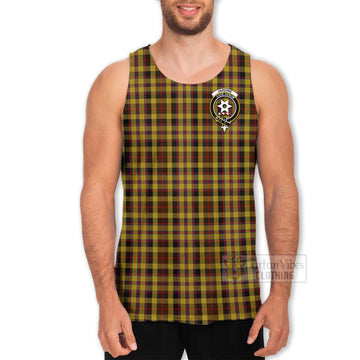 Jardine Tartan Men's Tank Top with Family Crest Celtic Skull Style - Tartan Vibes Clothing