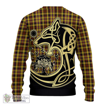 Jardine Tartan Ugly Sweater with Family Crest Celtic Wolf Style - Tartan Vibes Clothing