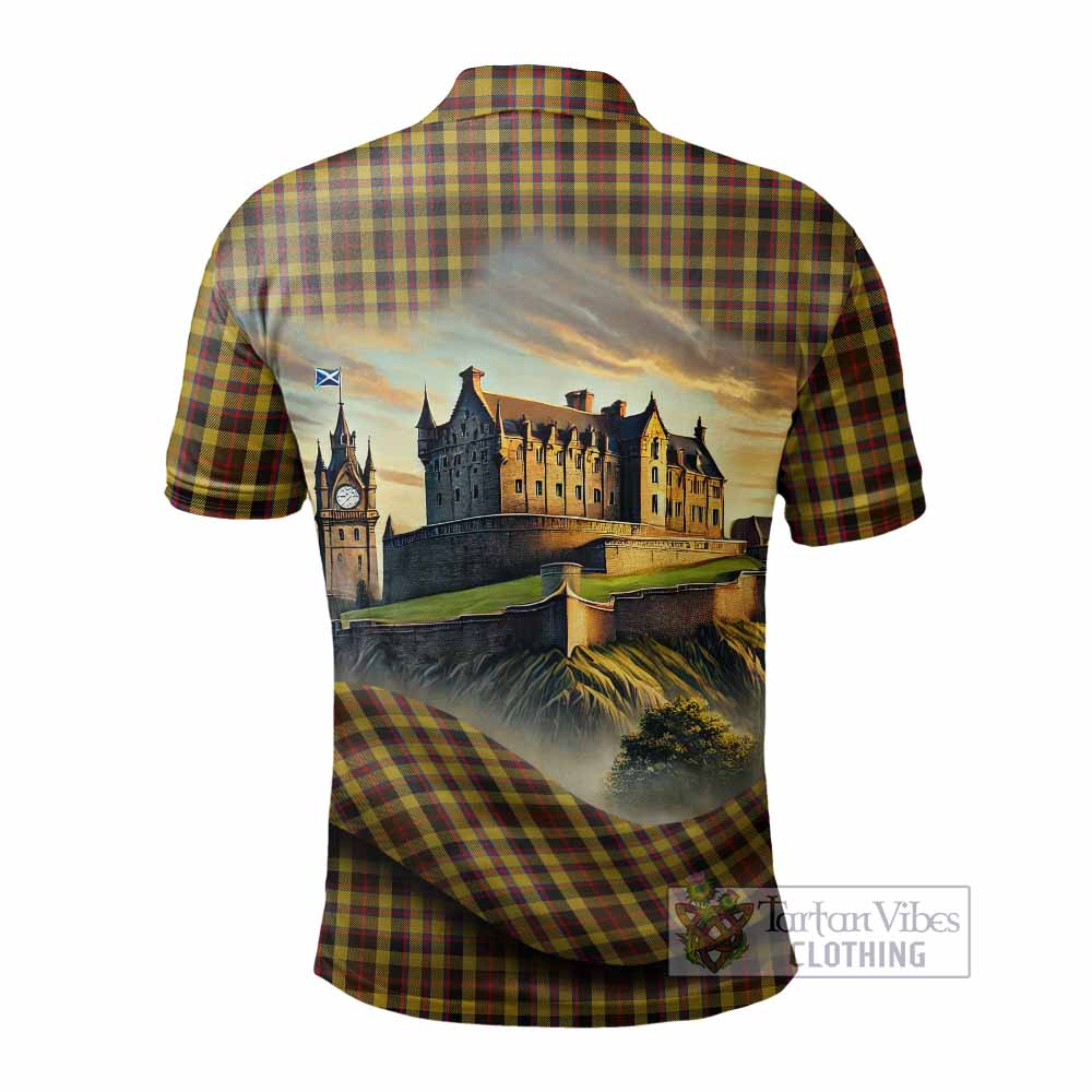 Tartan Vibes Clothing Jardine Tartan Family Crest Polo Shirt with Scottish Ancient Castle Stype