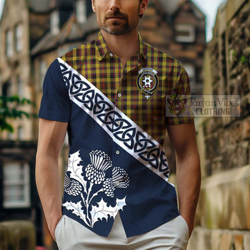 Jardine Tartan Hawaiian Shirt Featuring Thistle and Scotland Map - Tartan Vibes Clothing