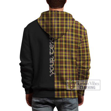 Jardine Tartan Hoodie with Family Crest and Half Of Me Style - Tartan Vibes Clothing