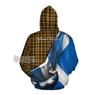 Jardine Tartan Cotton Hoodie with Family Crest Scotland Patriotic Style Pullover Hoodie - Tartan Vibes Clothing