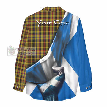 Jardine Tartan Women's Casual Shirt with Family Crest Scotland Patriotic Style - Tartan Vibes Clothing