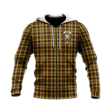 Jardine Tartan Knitted Hoodie with Family Crest Unisex Knitted Zip Hoodie - Tartan Vibes Clothing