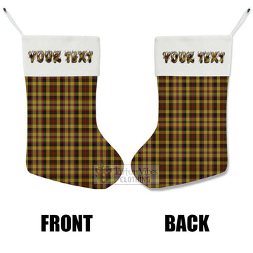Jardine Tartan Christmas Stocking with Personalized Text - Tartan Vibes Clothing