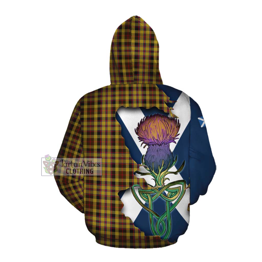Jardine Tartan Family Crest Cotton Hoodie Scottish Thistle Celtic Inspired Pullover Hoodie - Tartan Vibes Clothing