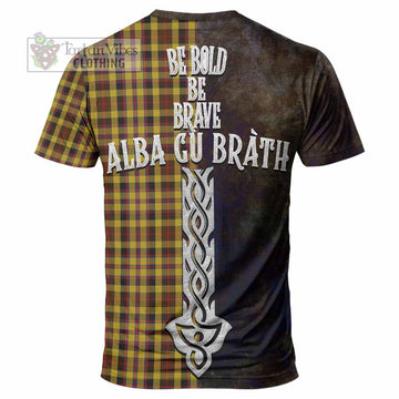 Jardine Tartan Family Crest T-Shirt Alba Gu Brath Be Brave Lion Ancient Style