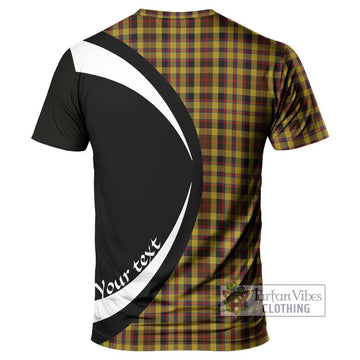 Jardine Tartan T-Shirt with Family Crest Circle Style - Tartan Vibes Clothing