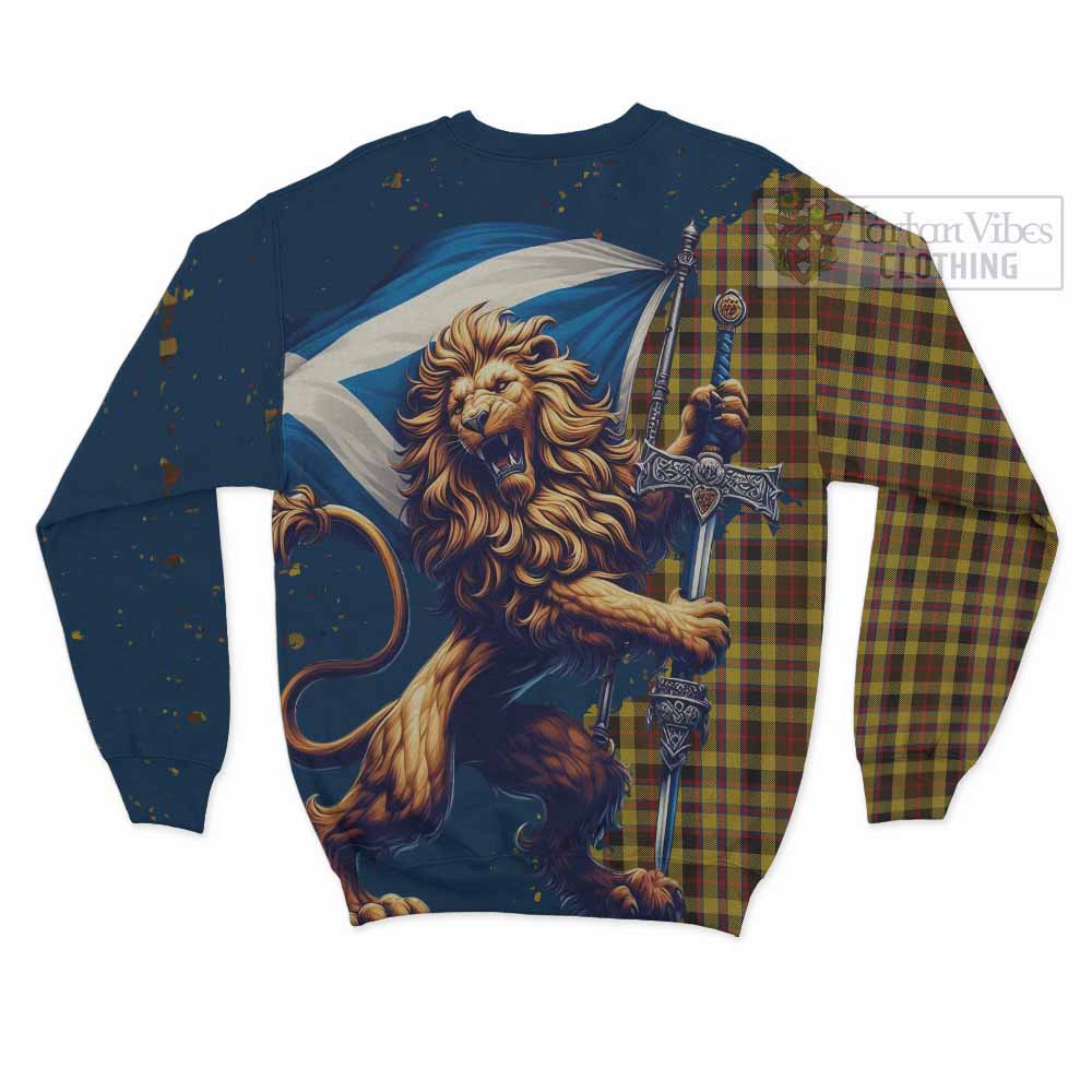 Jardine Tartan Family Crest Sweatshirt with Scottish Majestic Lion - Tartan Vibes Clothing