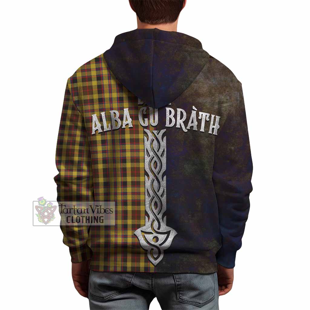 Tartan Vibes Clothing Jardine Tartan Family Crest Hoodie Alba Gu Brath Be Brave Lion Ancient Style