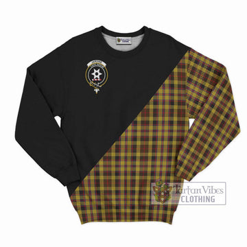 Jardine Tartan Sweatshirt with Family Crest and Military Logo Style - Tartan Vibes Clothing