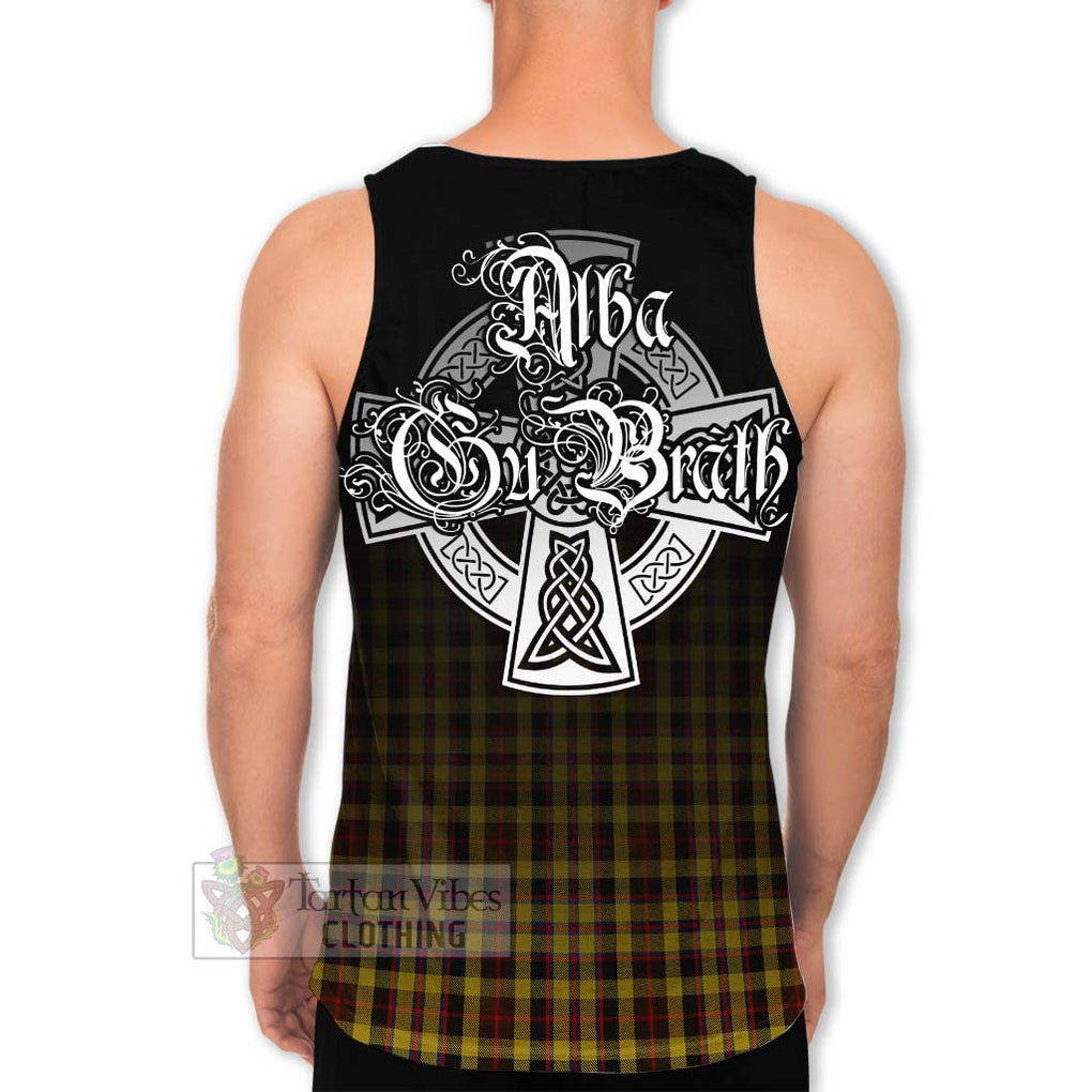 Jardine Tartan Men's Tank Top Featuring Alba Gu Brath Family Crest Celtic Inspired - Tartan Vibes Clothing
