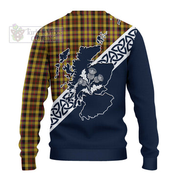 Jardine Tartan Ugly Sweater Featuring Thistle and Scotland Map - Tartan Vibes Clothing