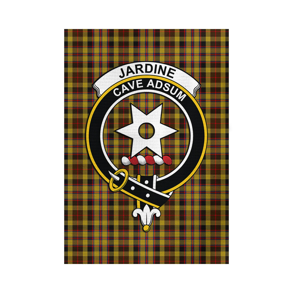 Jardine Tartan Flag with Family Crest - Tartan Vibes Clothing