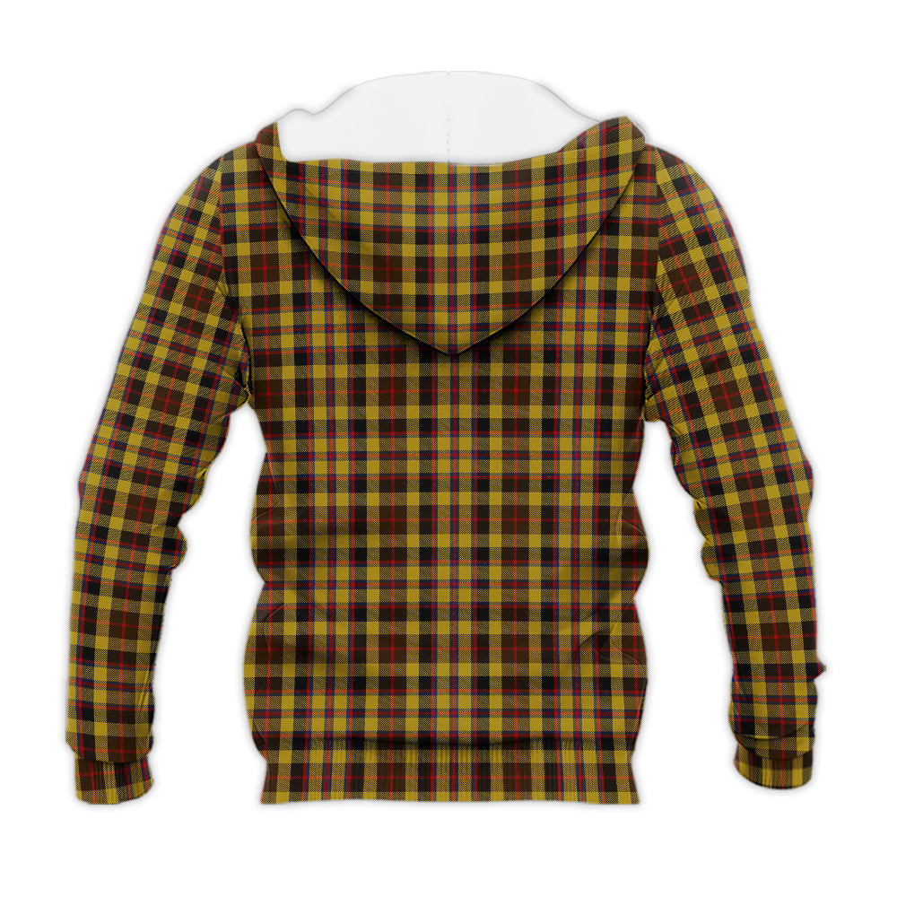 Jardine Tartan Knitted Hoodie with Family Crest - Tartan Vibes Clothing