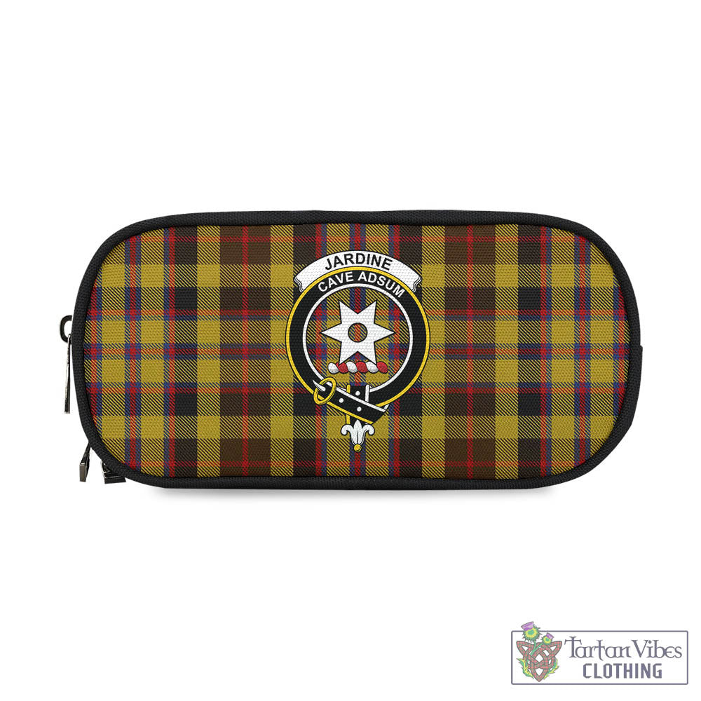 Jardine Tartan Pen and Pencil Case with Family Crest - Tartan Vibes Clothing