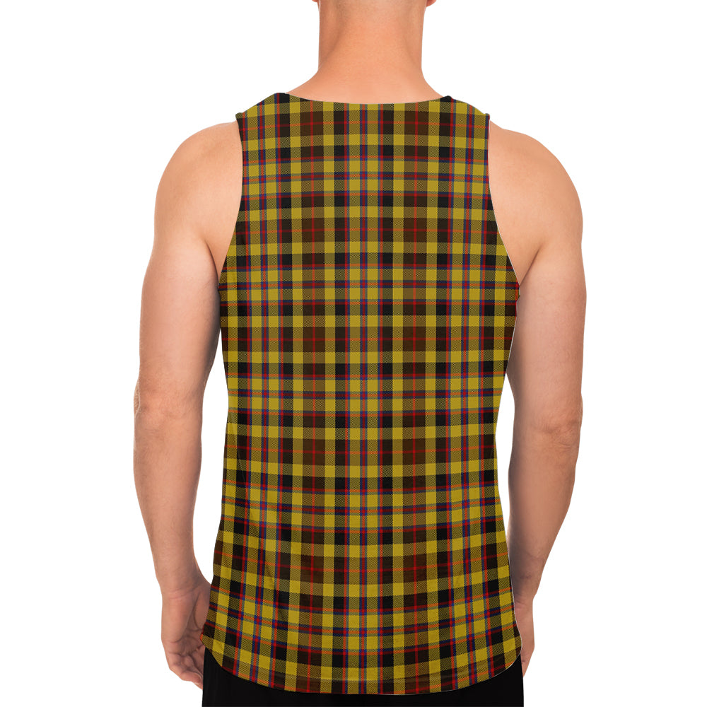 Jardine Tartan Mens Tank Top with Family Crest - Tartan Vibes Clothing
