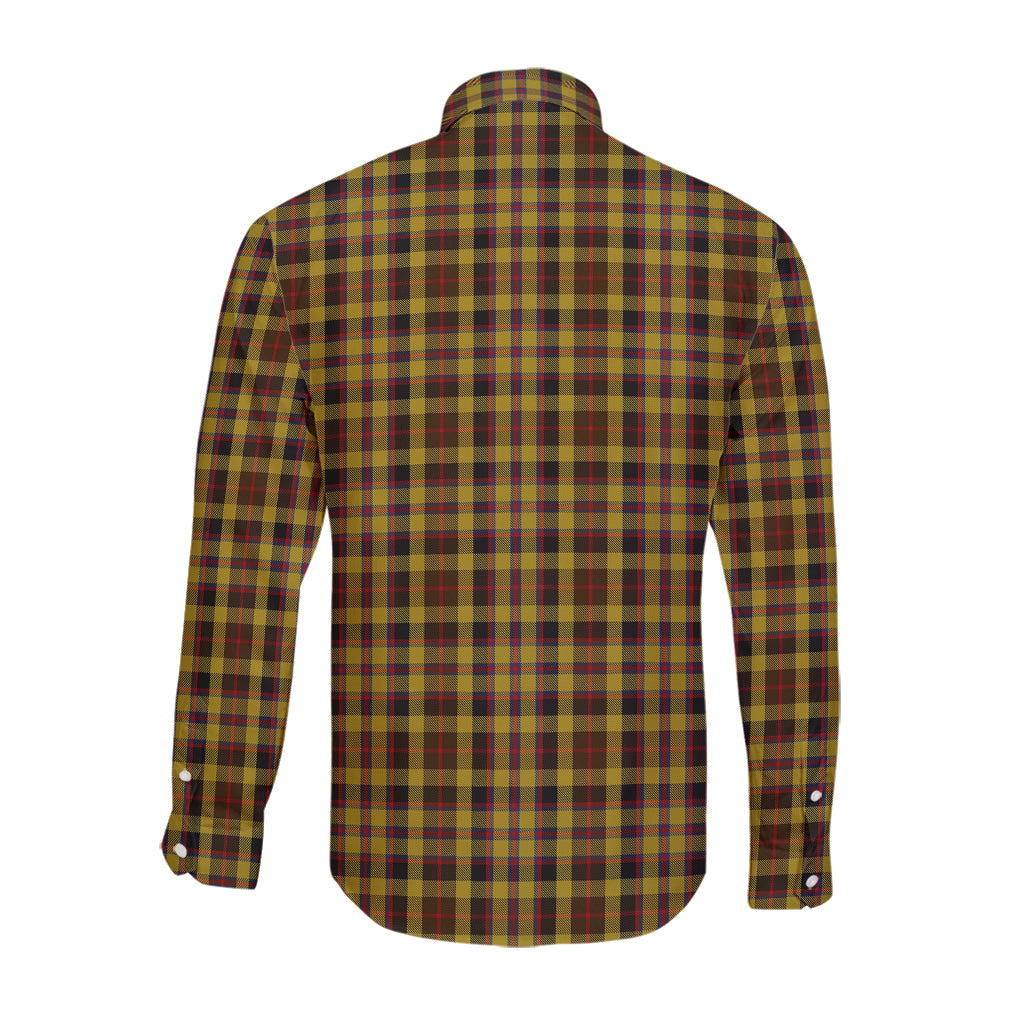 Jardine Tartan Long Sleeve Button Up Shirt with Family Crest - Tartan Vibes Clothing